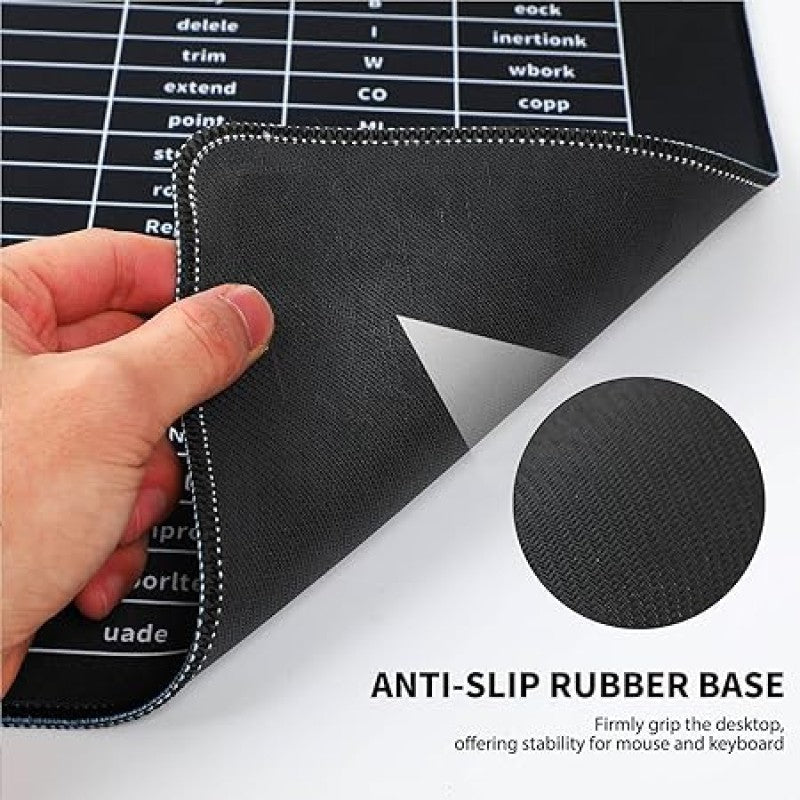 Keyboard Shortcut Desk Mat (XL) | 100+ Shortcuts for Excel, Word, PowerPoint & More